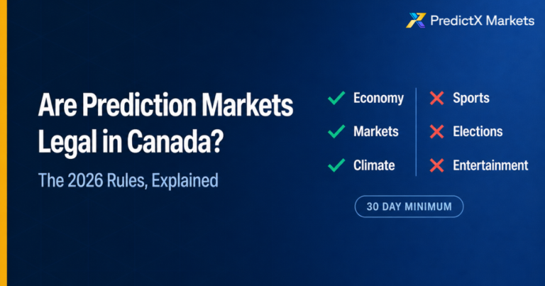 Are prediction markets legal in Canada: 2026 regulatory rules explained